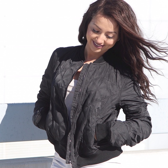 Jackets & Blazers - Black bomber jacket